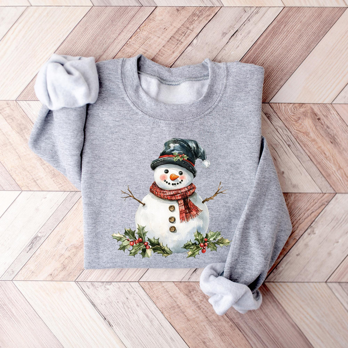 Christmas Snowman Sweatshirt, Cute Snowman Shirt, Womens Christmas Shirt, Cute Winter Shirt, Christmas Season Sweatshirt, Gift For Christmas