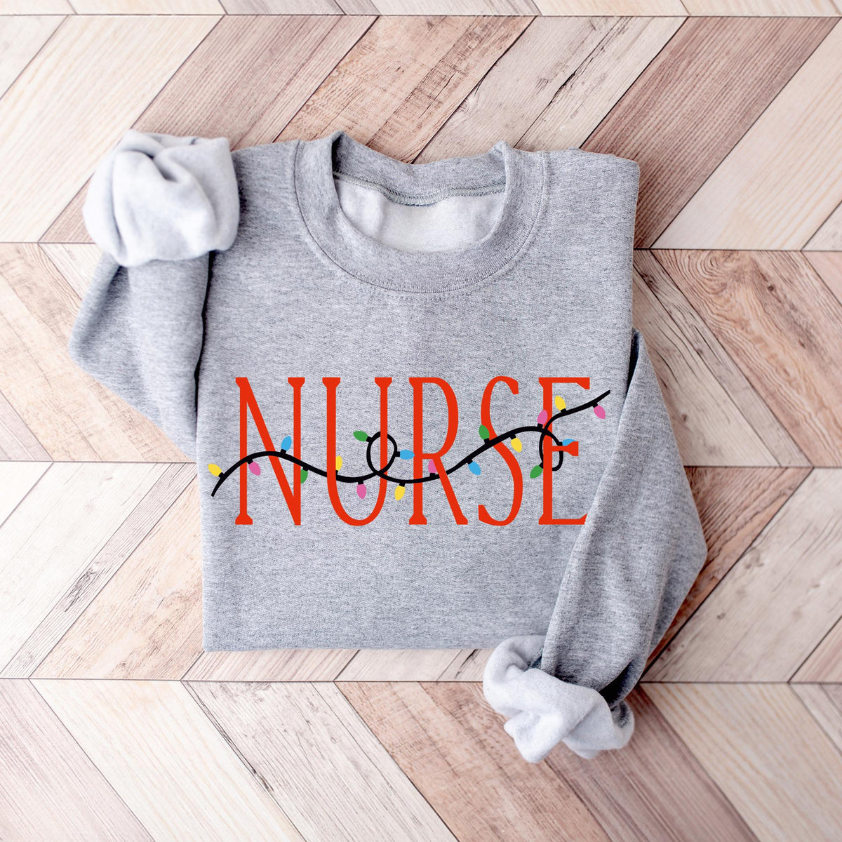 Christmas Nurse Sweatshirt, Preppy Christmas Nurse Long Sleeve, Funny Nurse Gifts, Coquette Bow Nurse Holiday T-shirt, RN Christmas T-shirts