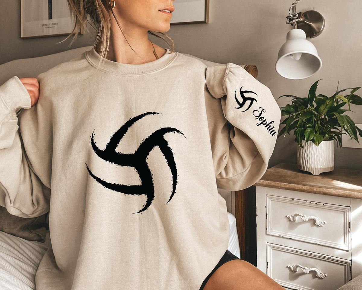 Personalized Volleyball Sweatshirts, Customized Volleyball Mom Sweaters, Game Day Volleyball, Gift For Volleyball Player, Volleyball Mom Era