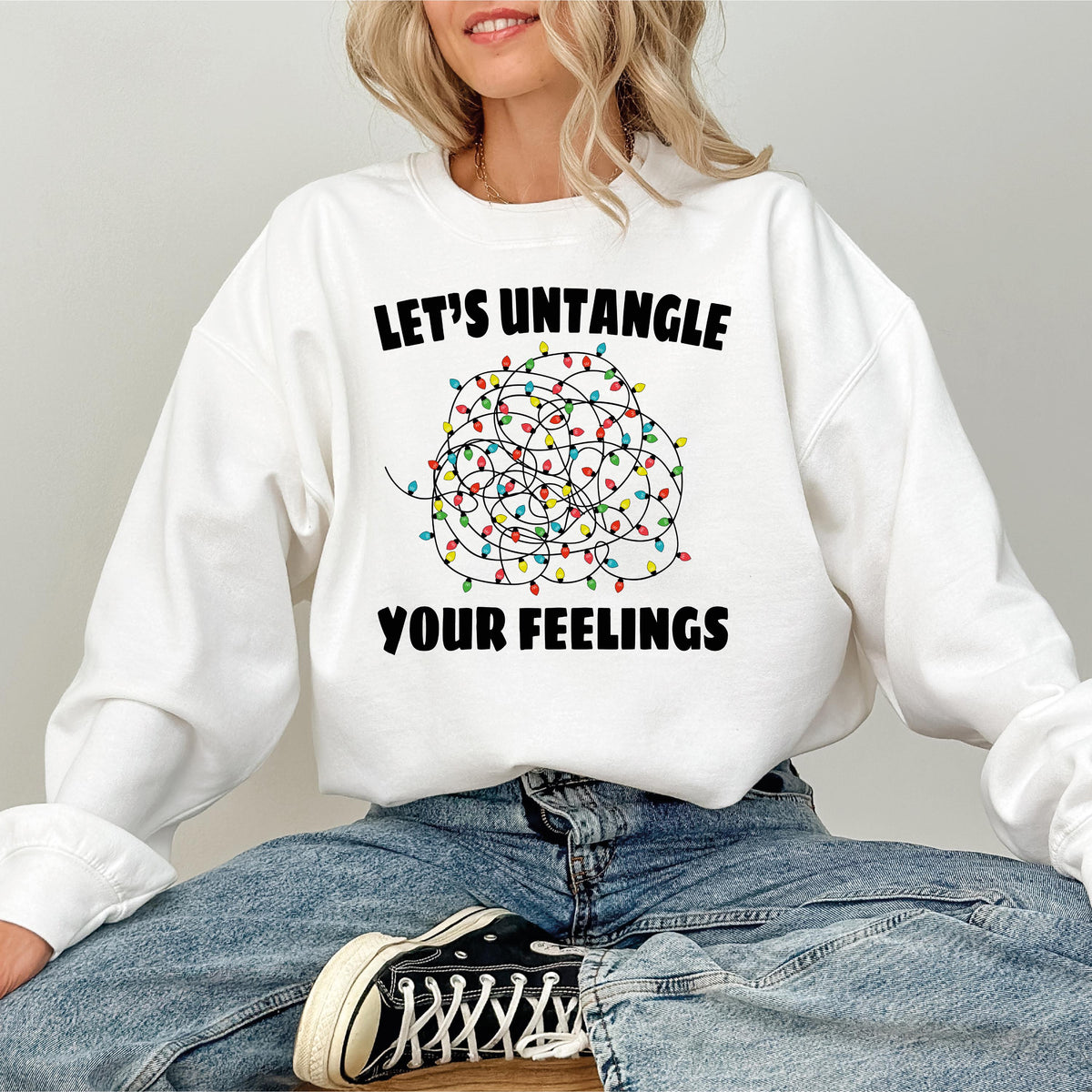 Let's Untangle Your Feelings Sweatshirt, School Counselor Christmas Crewneck, School Psychologist, Mental Health Awareness, Therapist Gifts