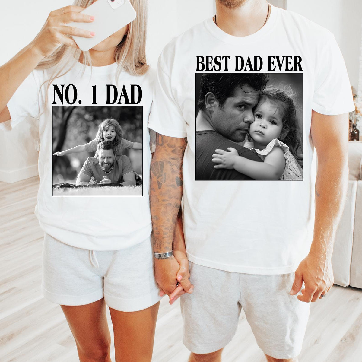 Custom Photo Dad Shirt