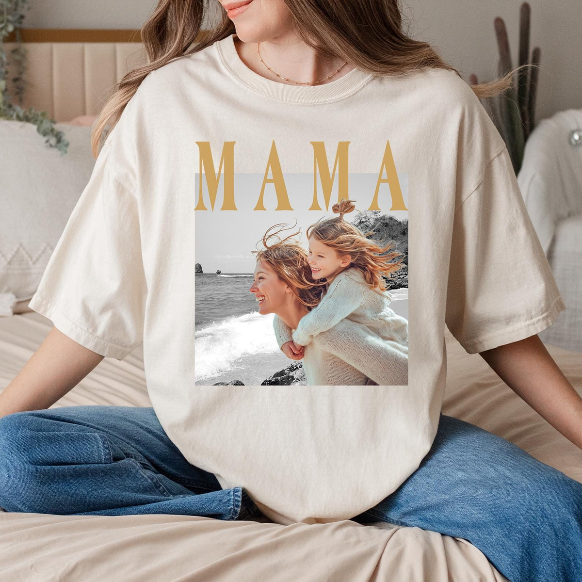 Custom Photo Mama Shirt