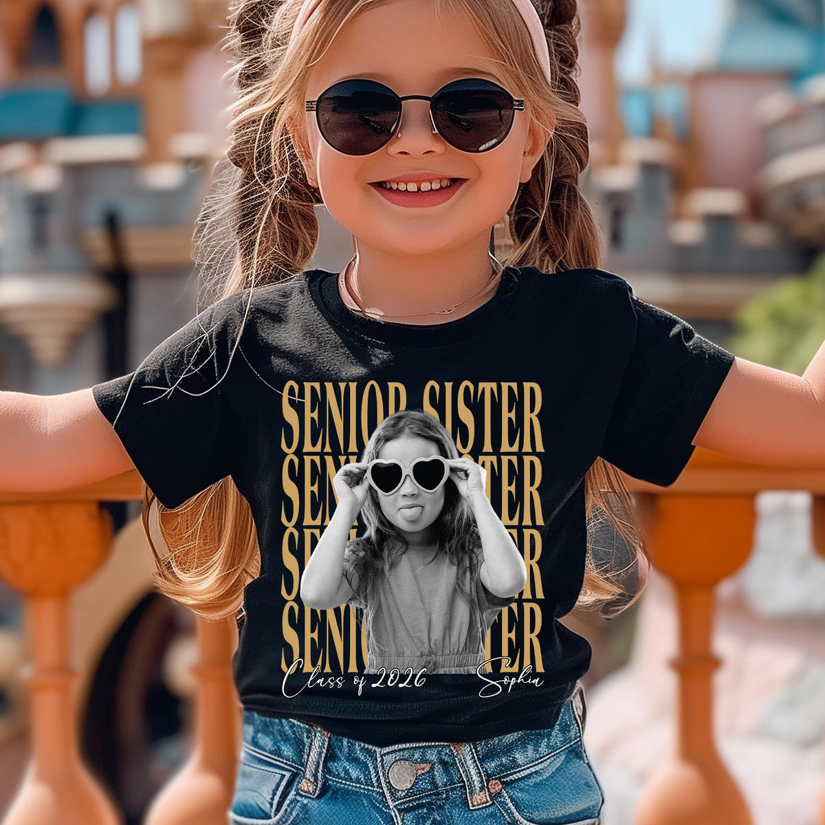 Personalised Vintage Photo Senior Dad Senior Mom Shirt 2026