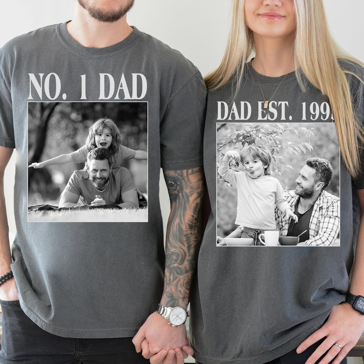 Custom Photo Dad Shirt