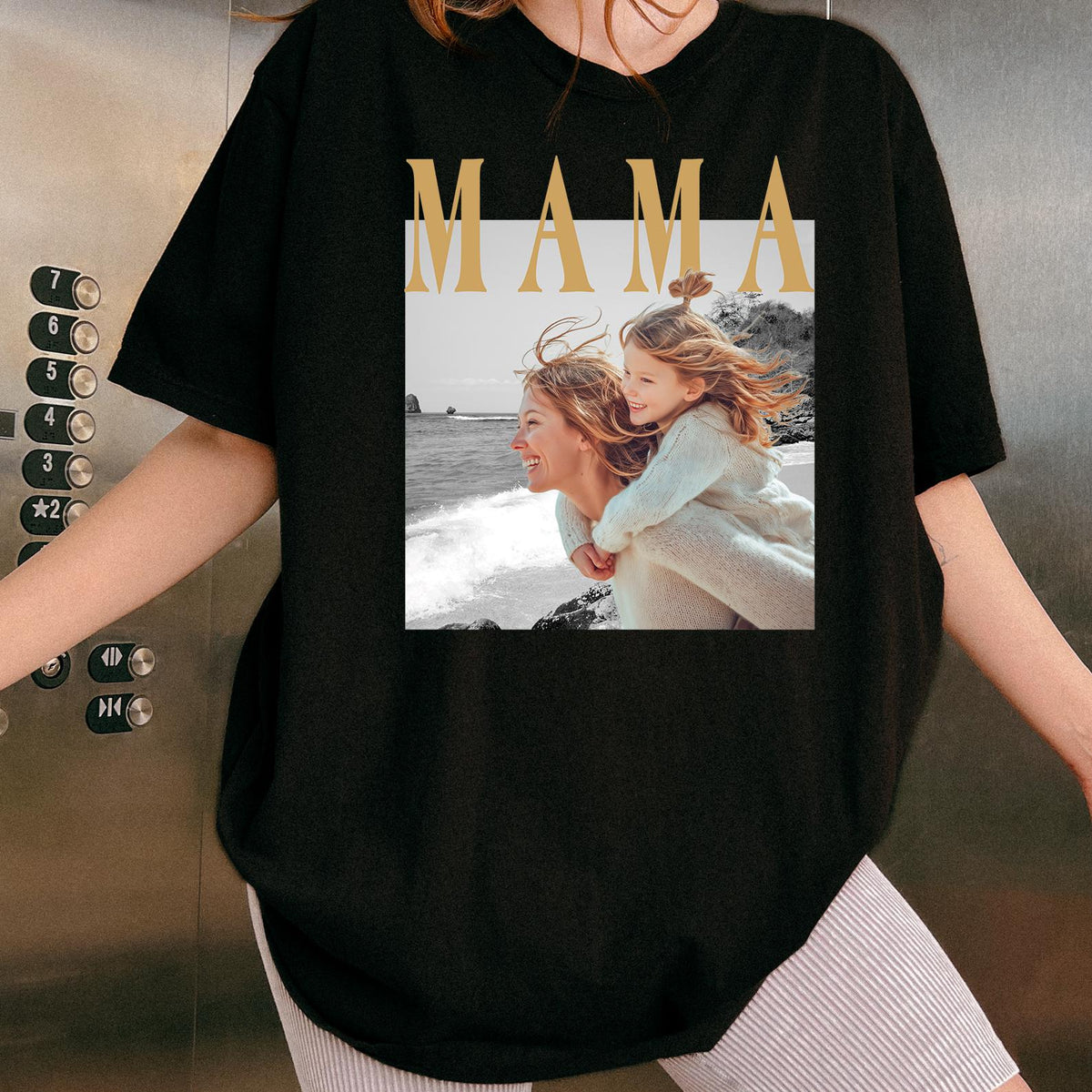 Custom Photo Mama Shirt