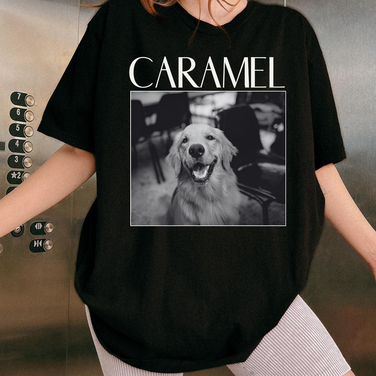 Custom Pet Photo And Name Shirt