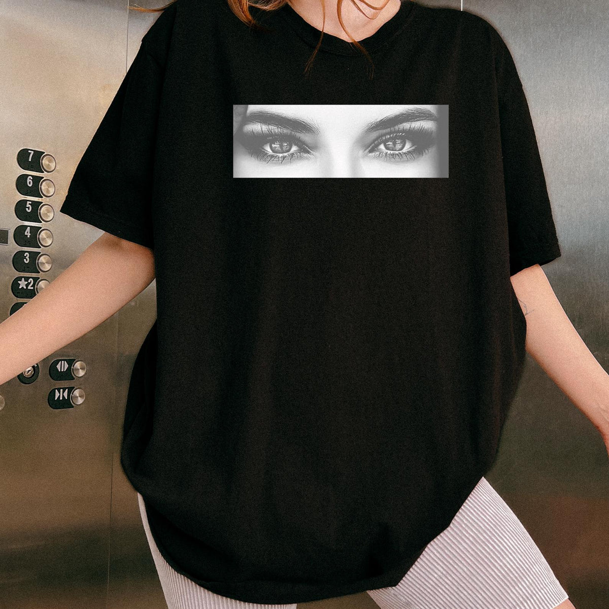 Custom Photo Human Eyes Shirt