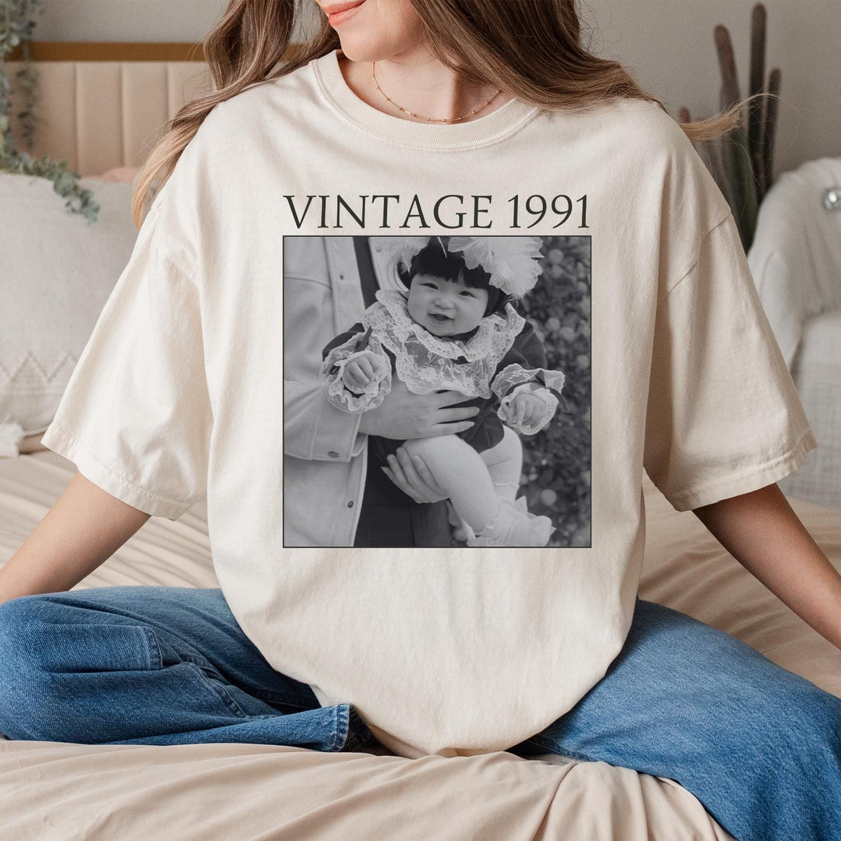 Custom Vintage 1991 Photo Shirt