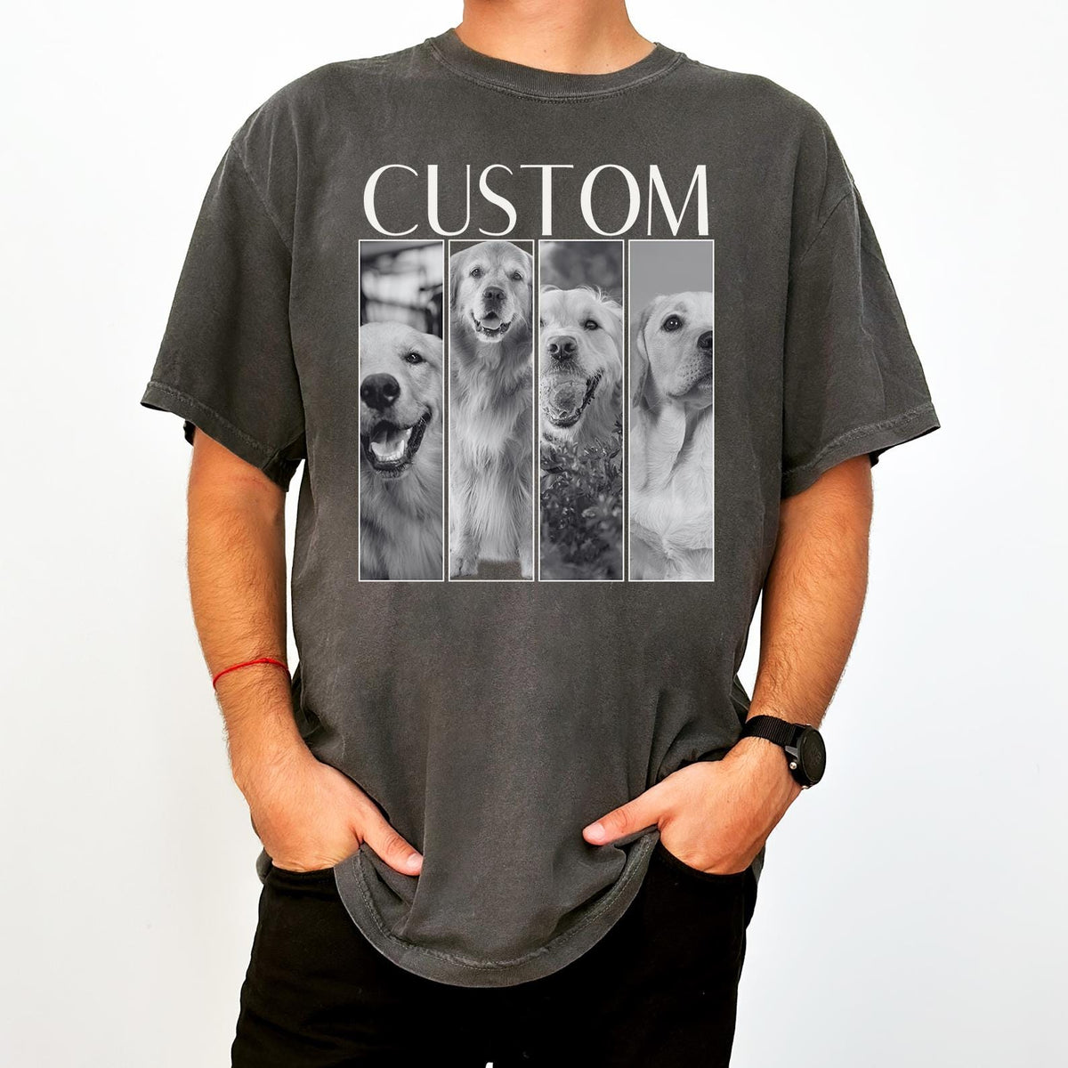 Custom Pet Photo And Name Shirt