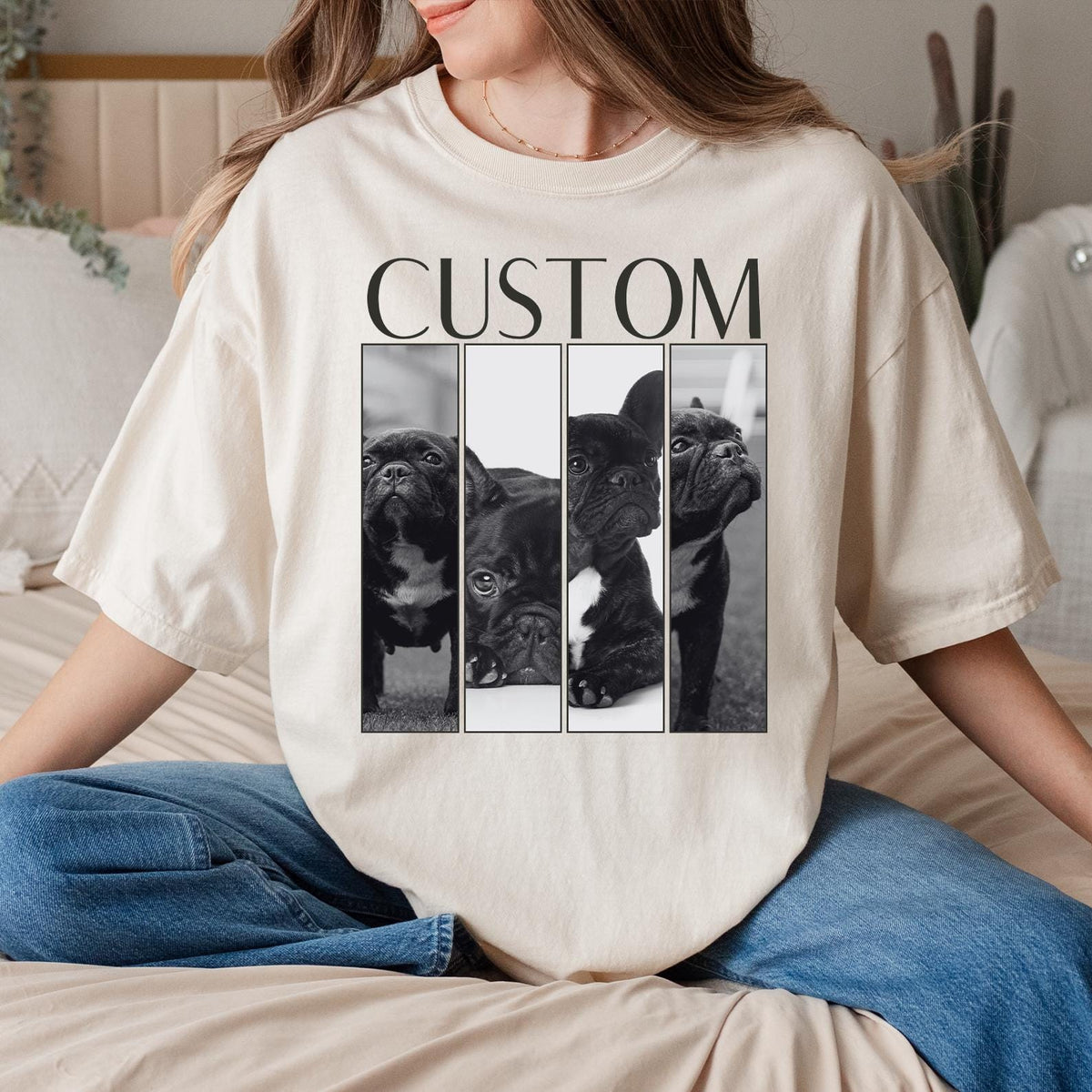Custom Pet Photo And Name Shirt