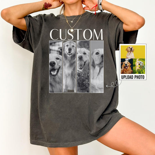 Custom Pet Photo And Name Shirt