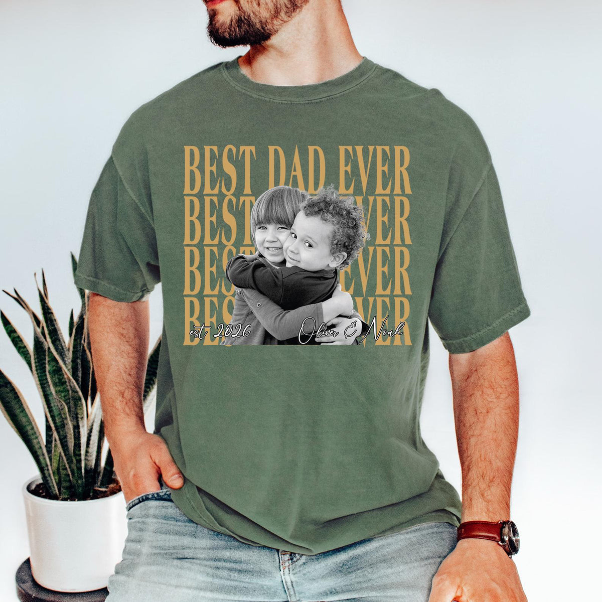 Personalized Comfort Colors® Dad Shirt
