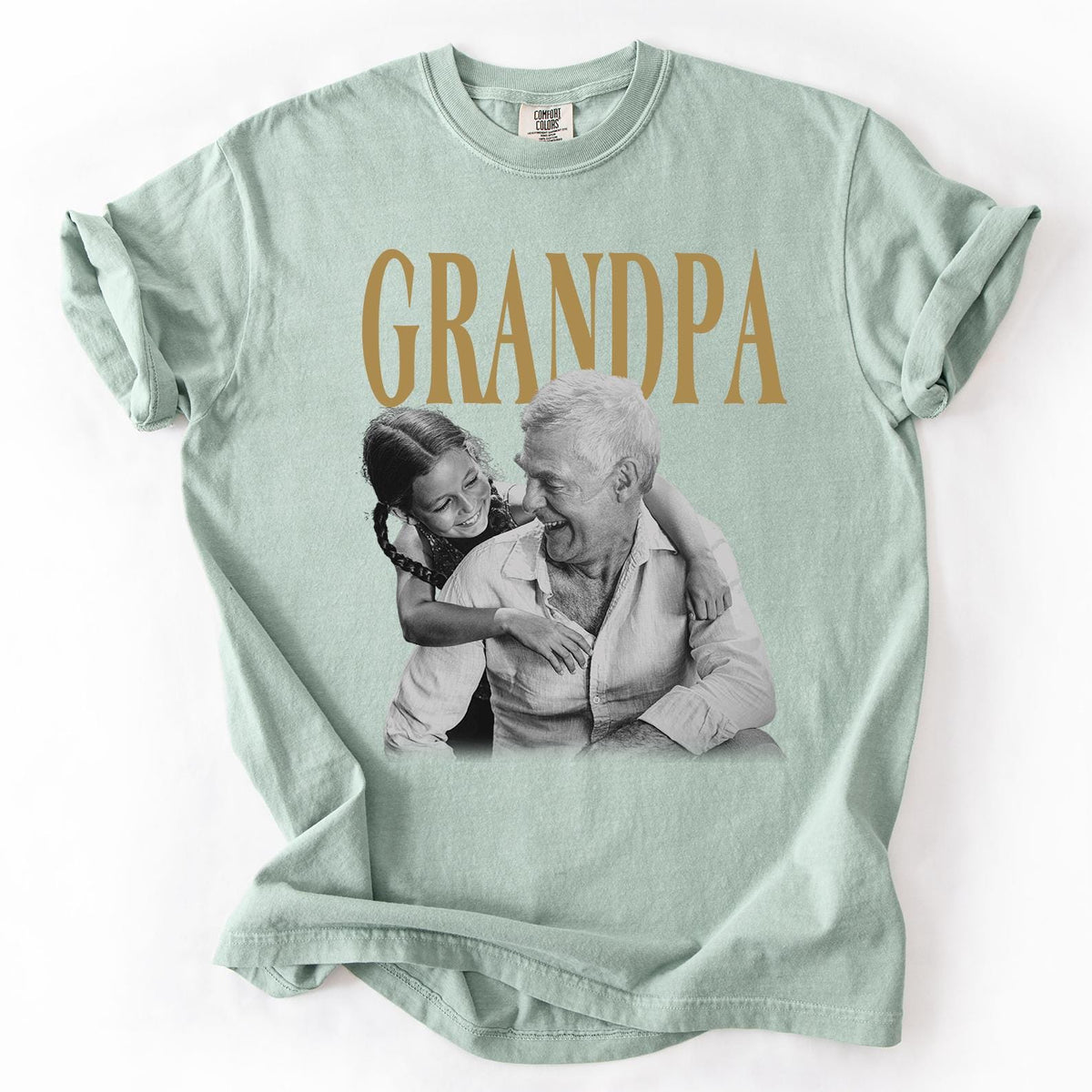 Comfort Colors® Custom Photo Grandpa Shirt