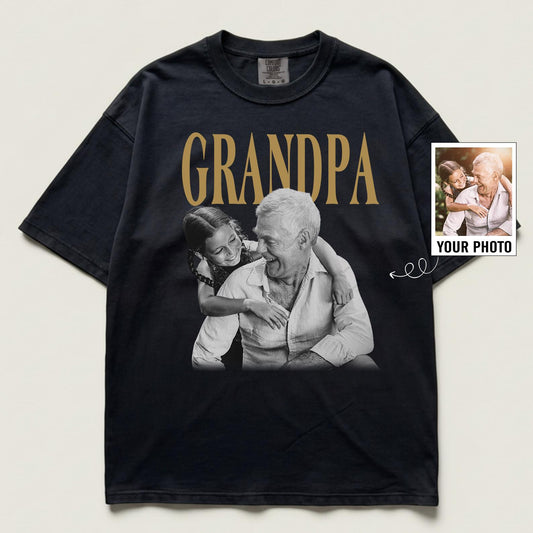 Comfort Colors® Custom Photo Grandpa Shirt
