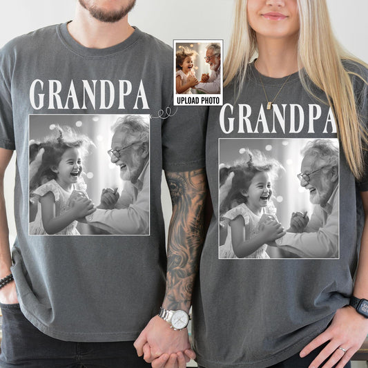 Custom Grandpa Comfort Colors® Shirt with Grandkids Names