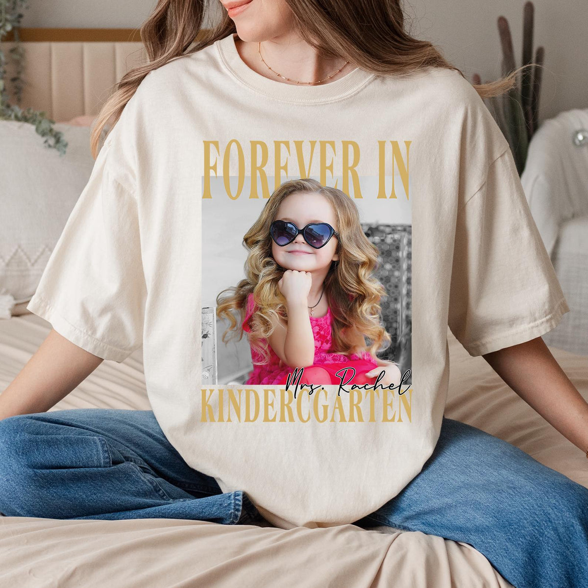 Personalised Forever In Kindergarten Shirt
