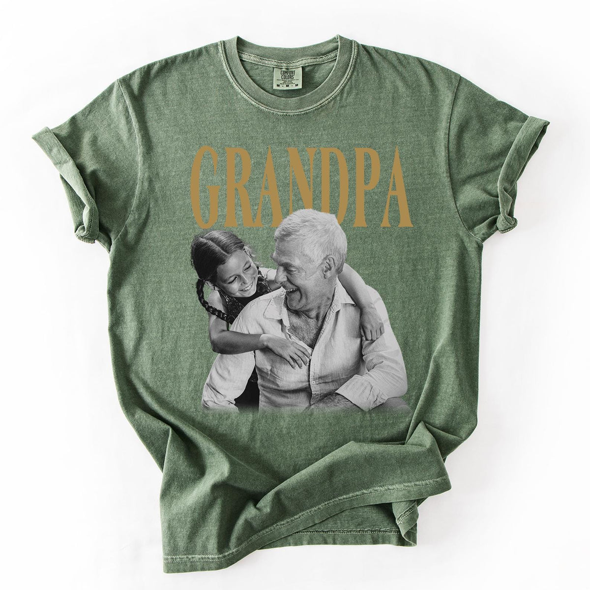 Comfort Colors® Custom Photo Grandpa Shirt
