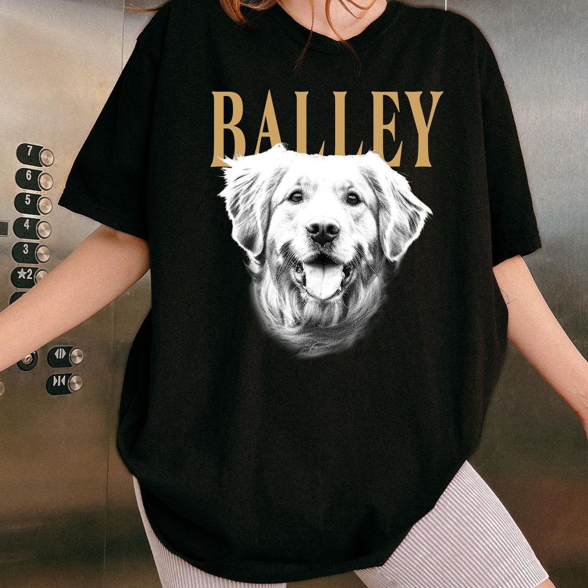 Custom Pet Photo And Name Shirt