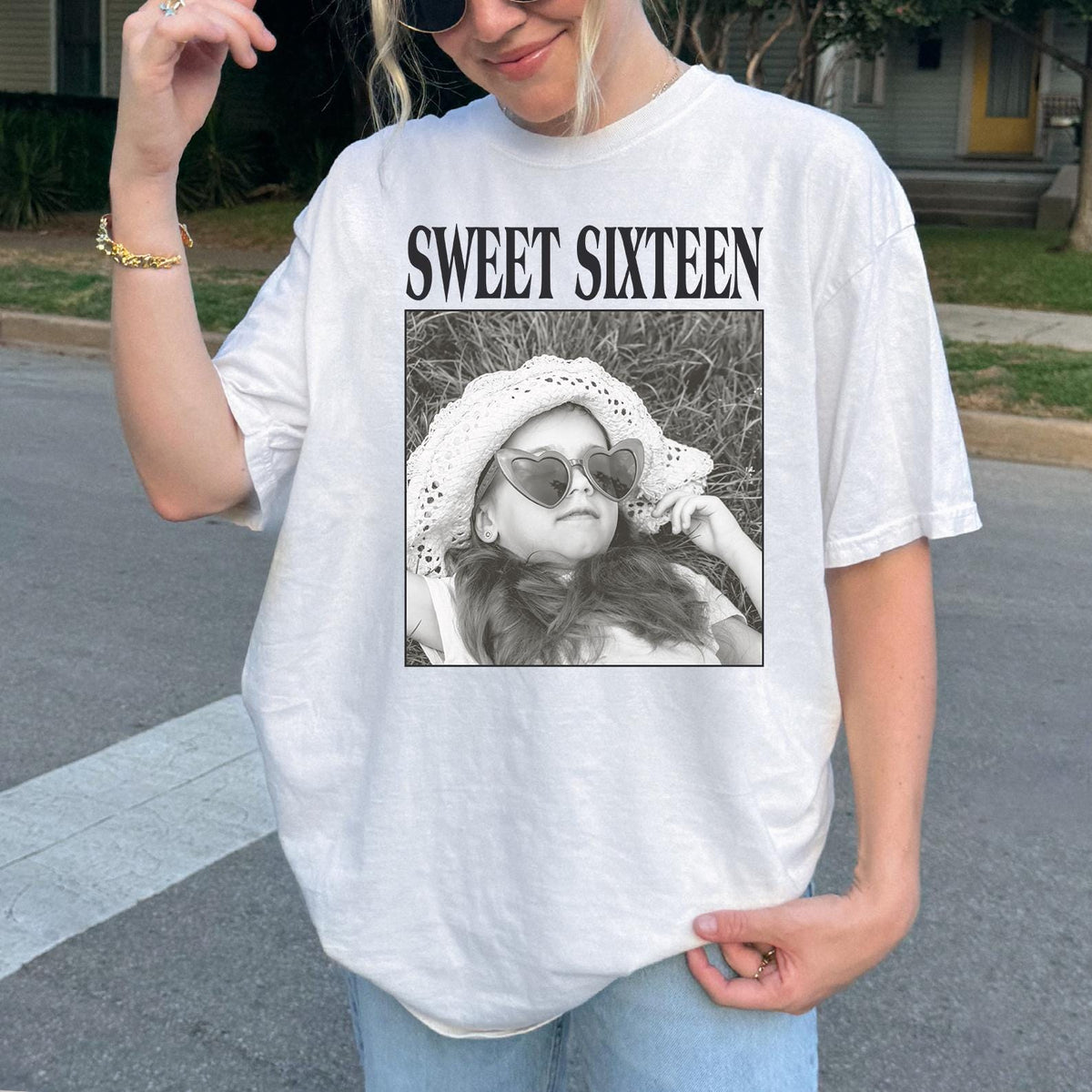 Personalised Vintage Photo And Year Shirt