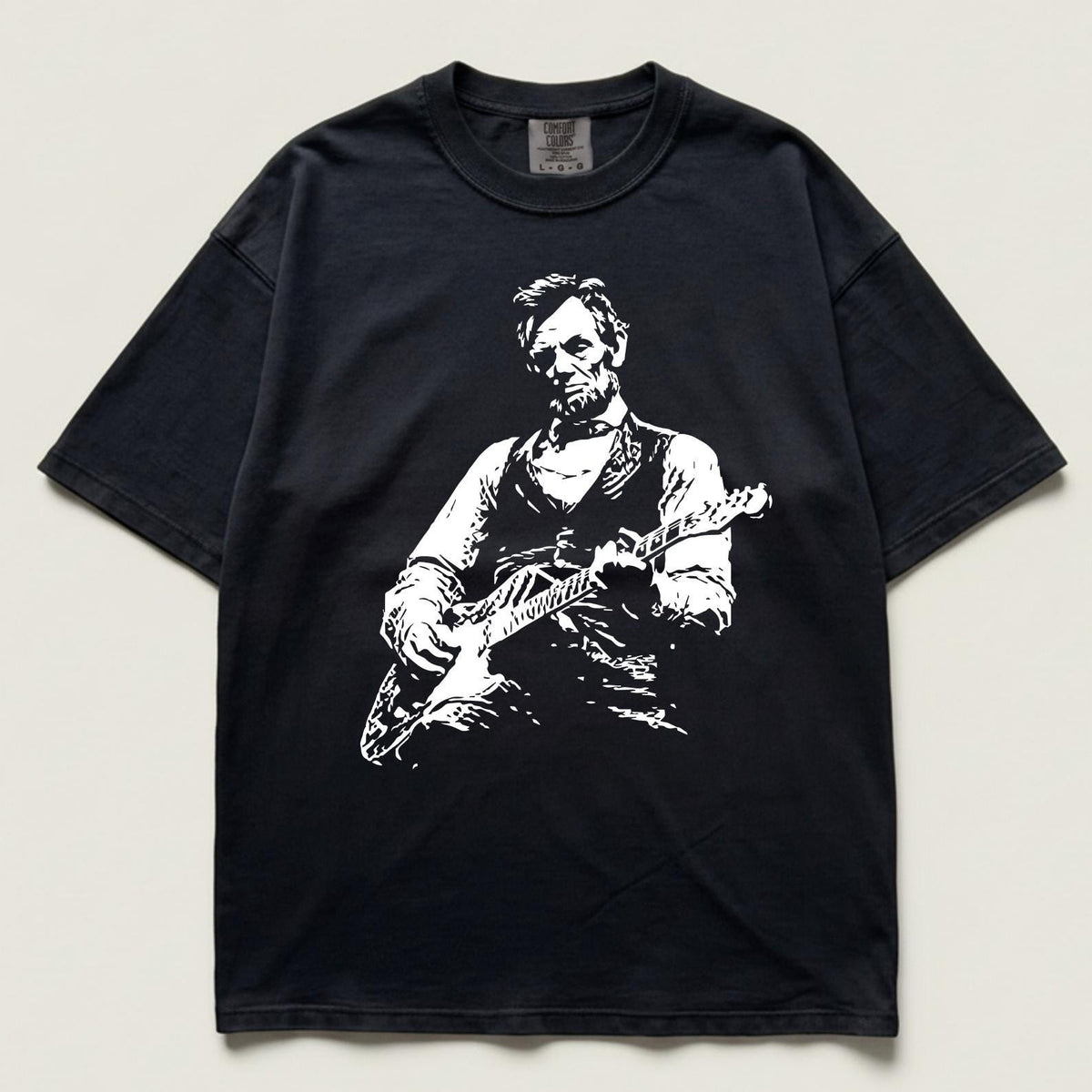 President Abraham Lincoln Playing Guitar Abe Lincoln Comfort C