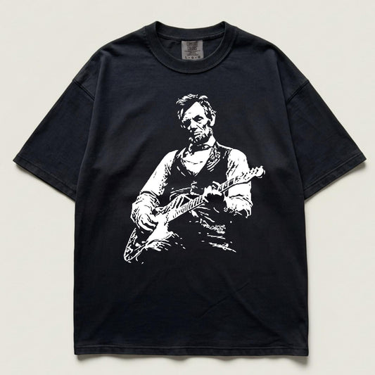 President Abraham Lincoln Playing Guitar Abe Lincoln Comfort C