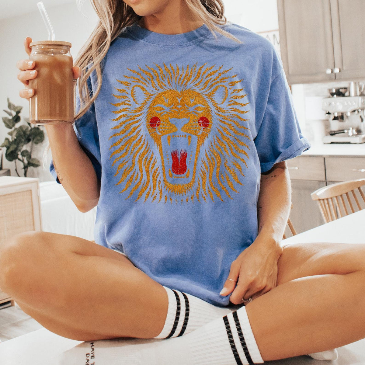 Vintage Boho Lion Shirt