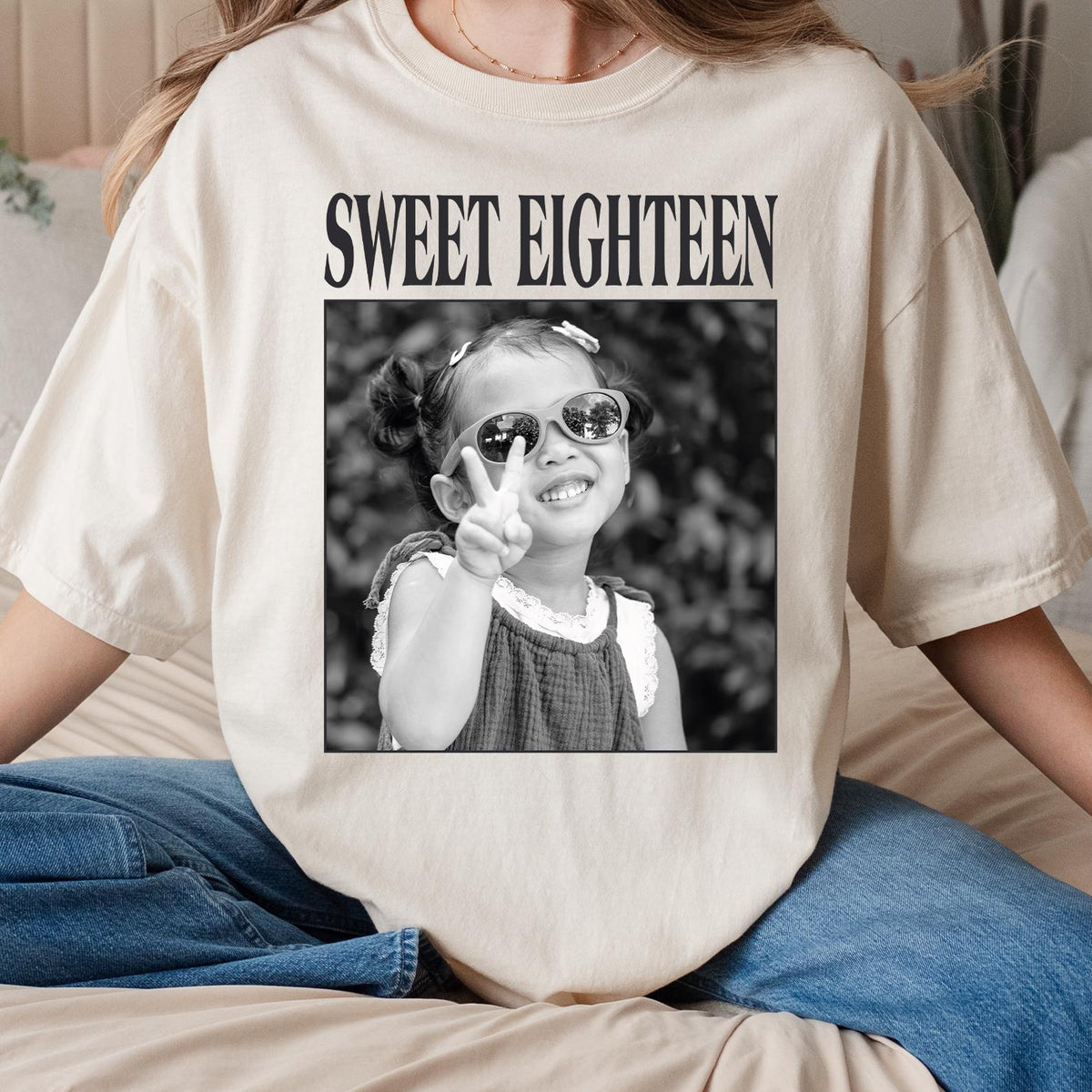 Personalised Vintage Photo And Year Shirt