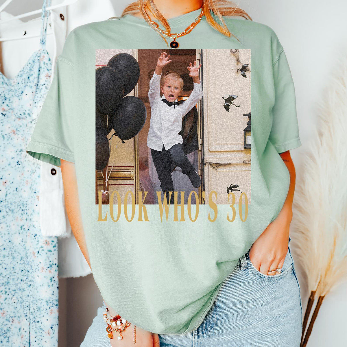 Personalised Vintage Photo And Year Shirt