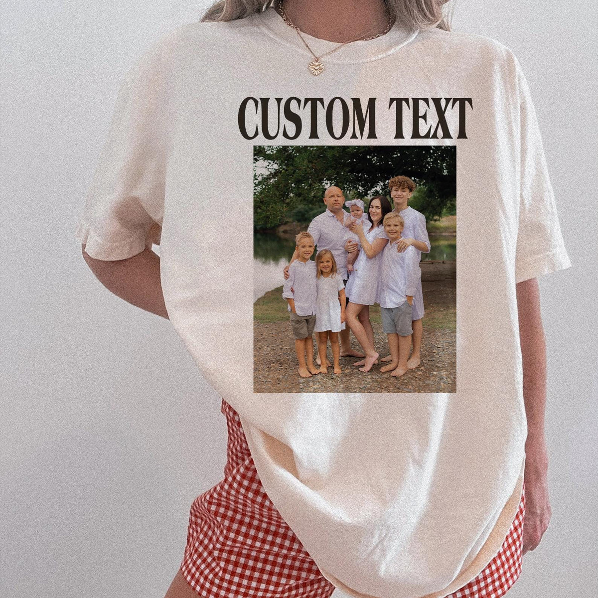 Comfort Colors® Custom Photo T-Shirt