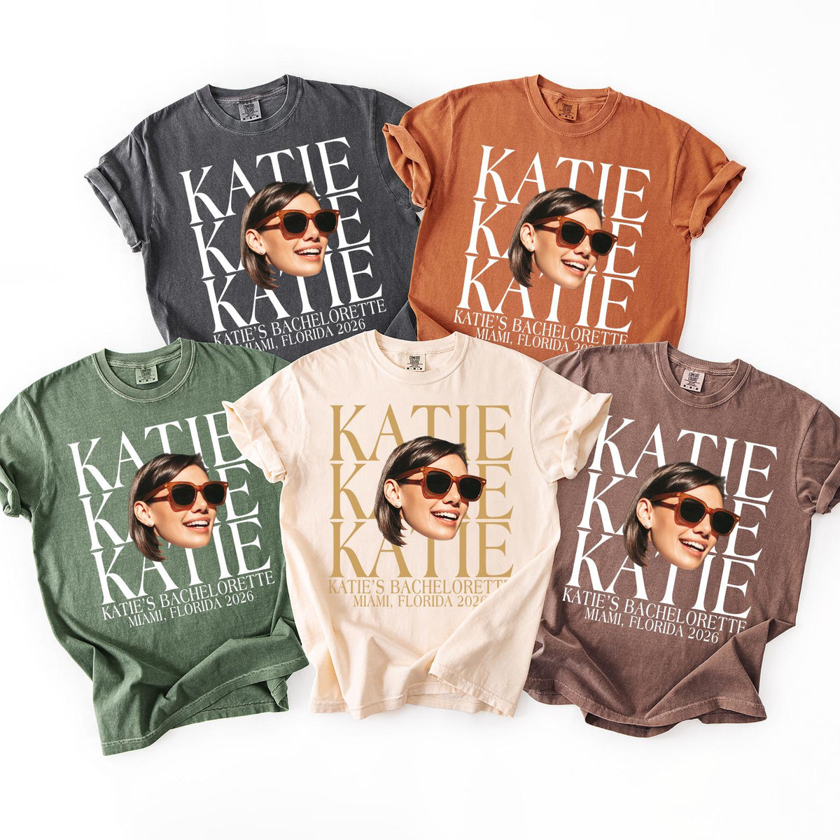 Custom Face Bachelorette Party Comfort Colors® Shirt