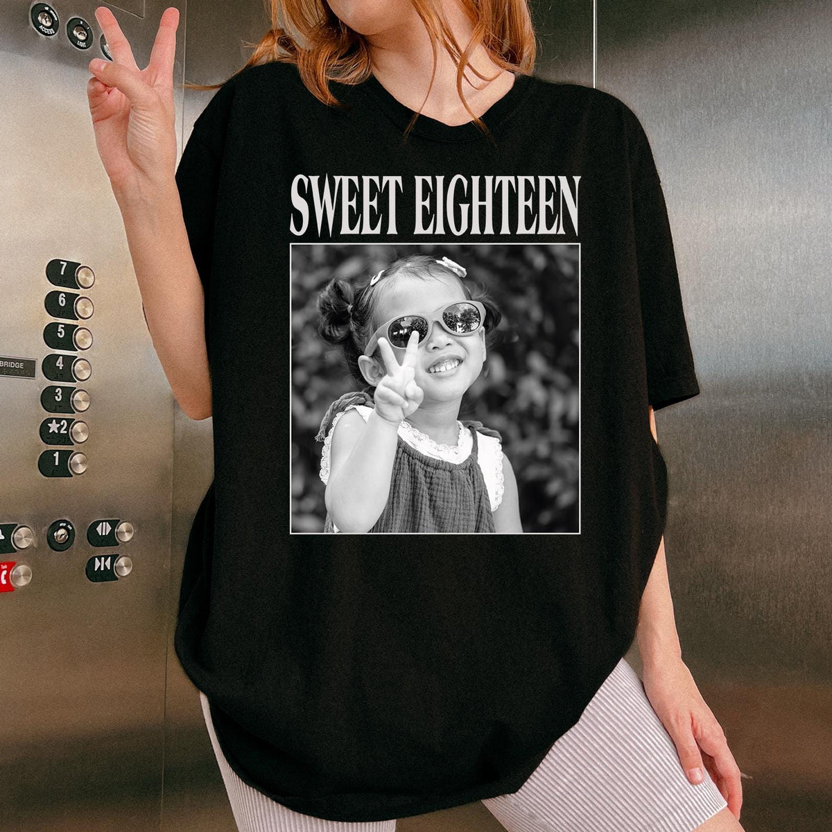 Personalised Vintage Photo And Year Shirt