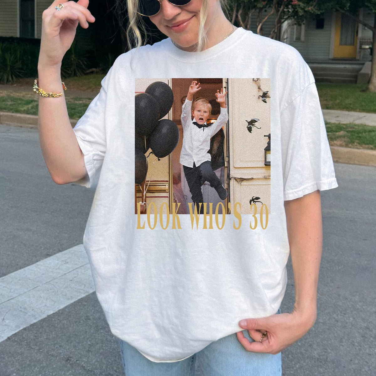 Personalised Vintage Photo And Year Shirt