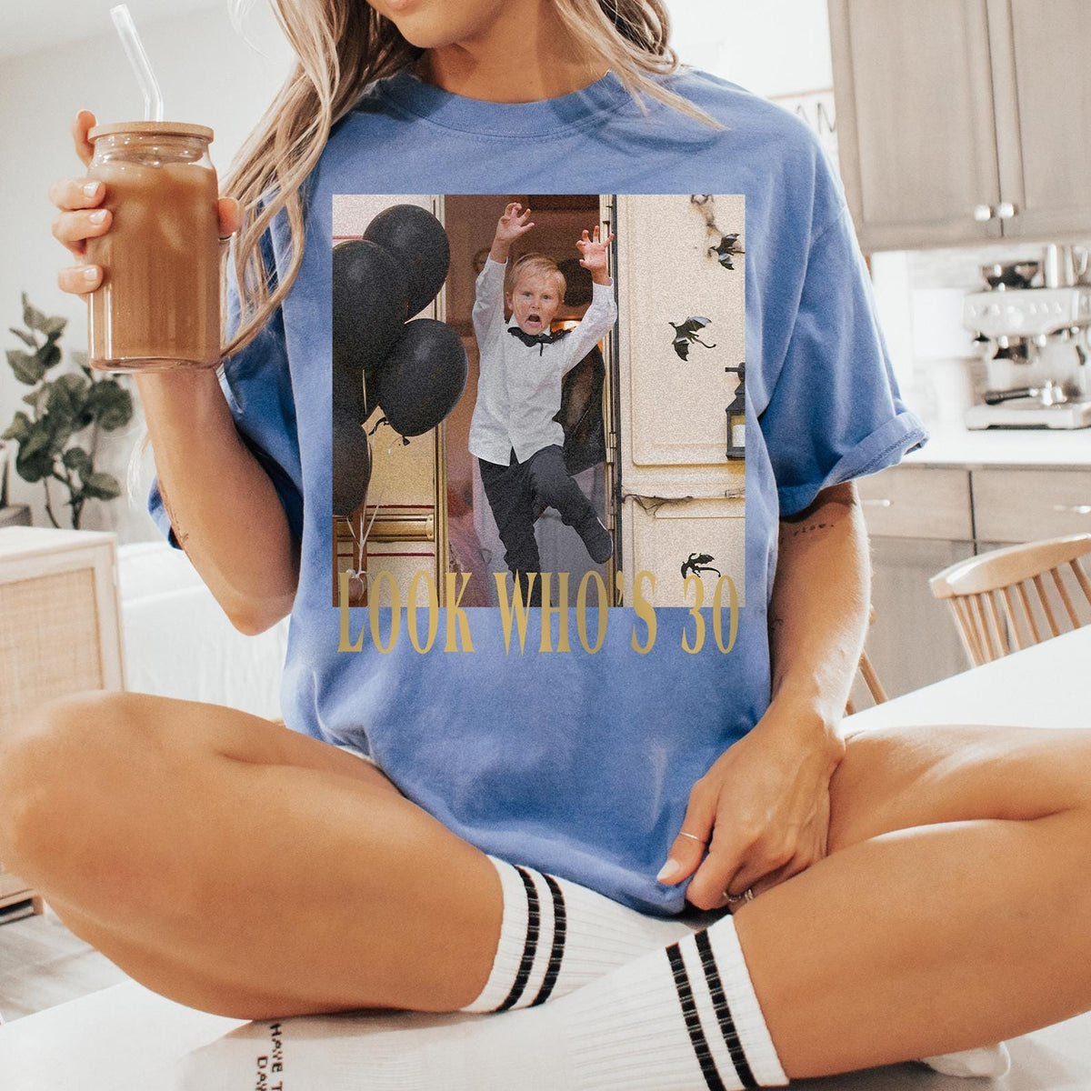 Personalised Vintage Photo And Year Shirt