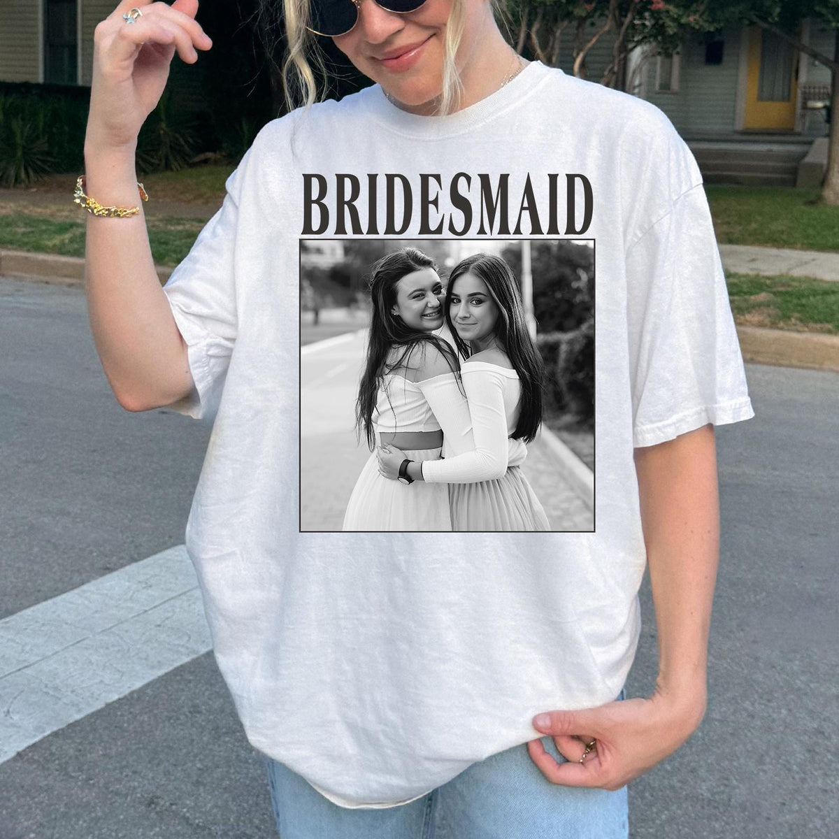 Personalized Vintage Photo And Year Shirt