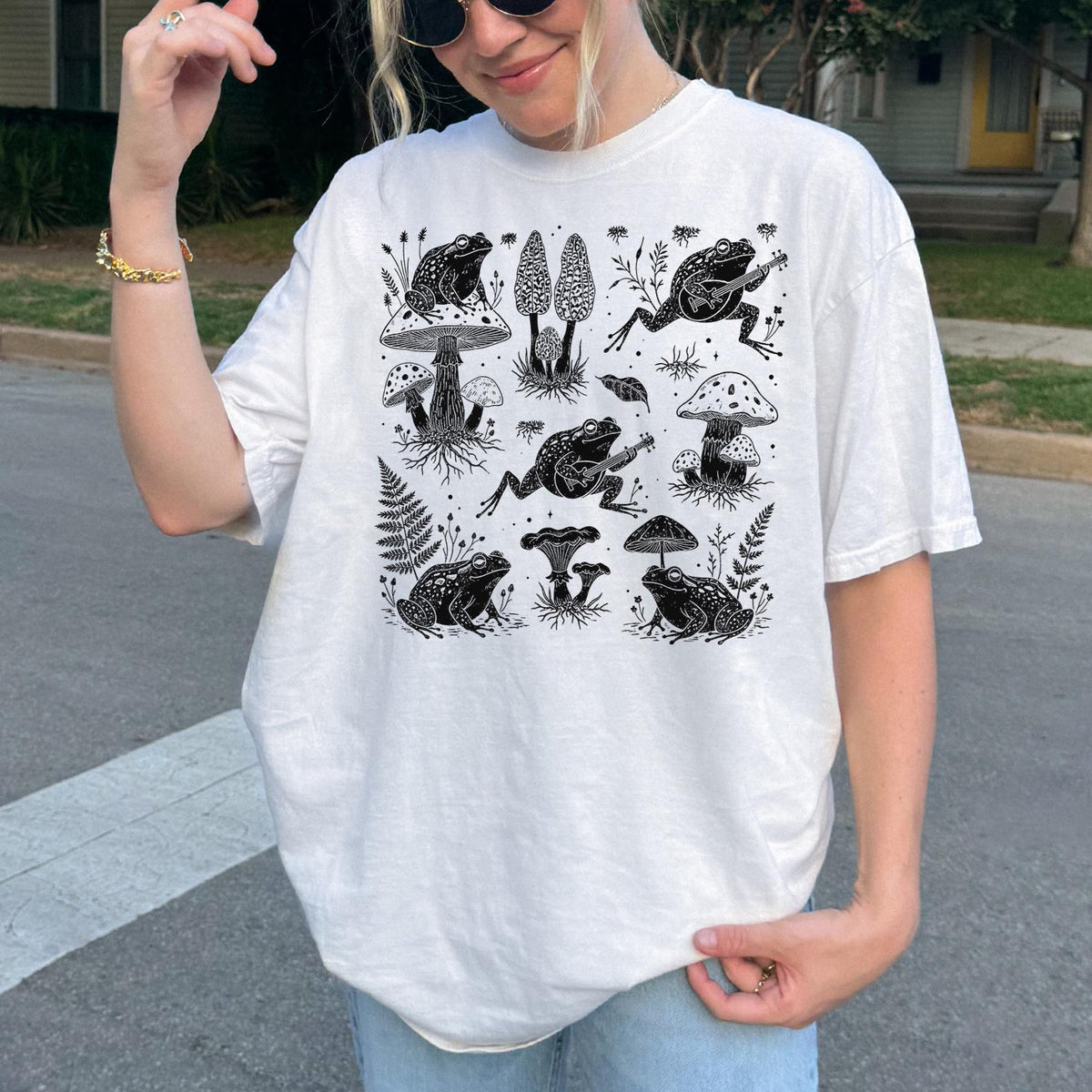 Mushroom and Frog Shirt