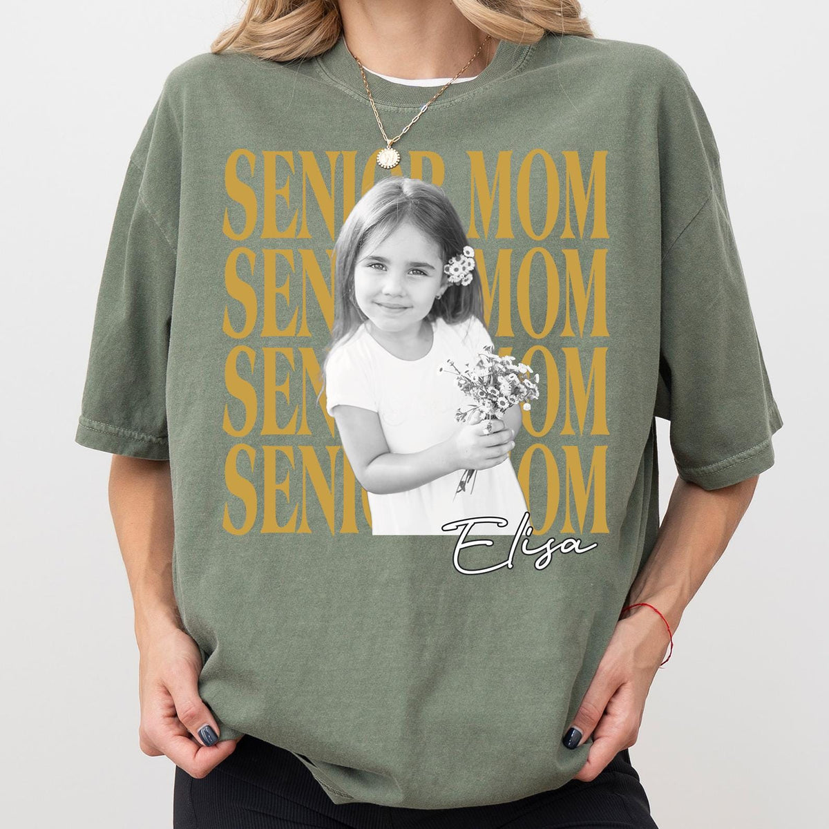 Custom Photo Senior Mom Shirt 2026