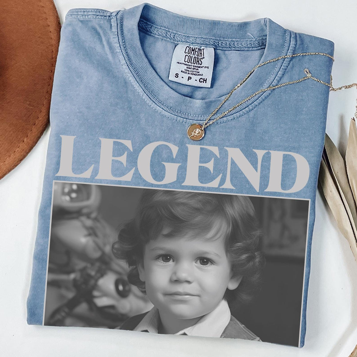Custom Vintage Photo Birthday Shirt