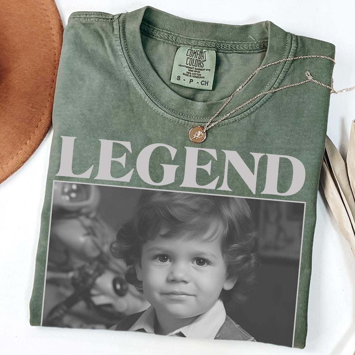 Custom Vintage Photo Birthday Shirt