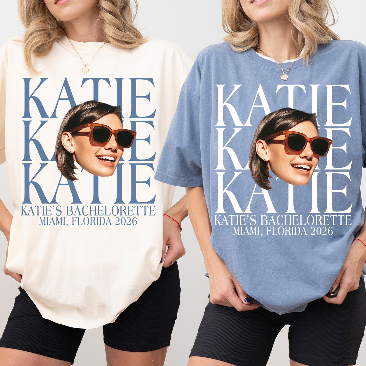 Custom Face Bachelorette Party Comfort Colors® Shirt