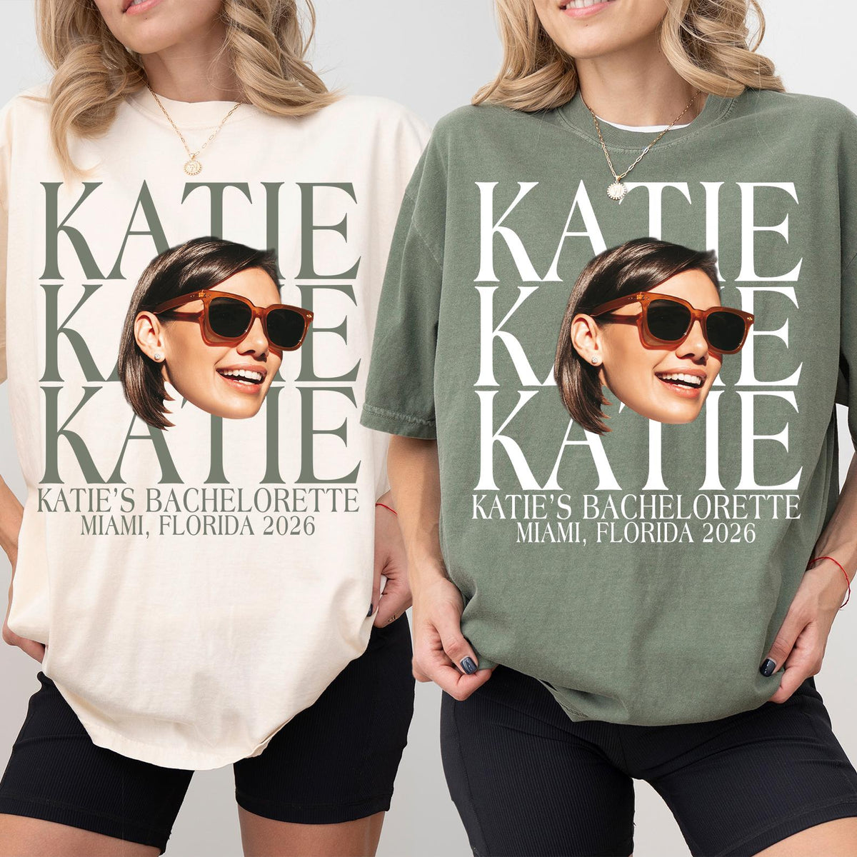 Custom Face Bachelorette Party Comfort Colors® Shirt