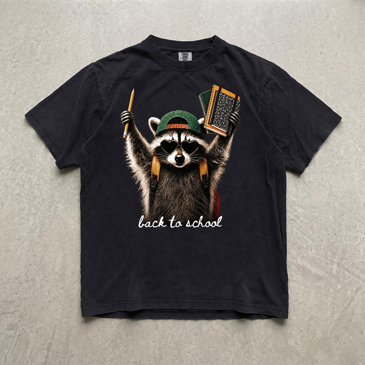 Back To School Raccoon Shirt