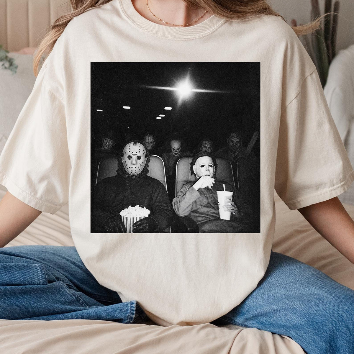 Vintage Jason And Michael Myers Cinema Shirt