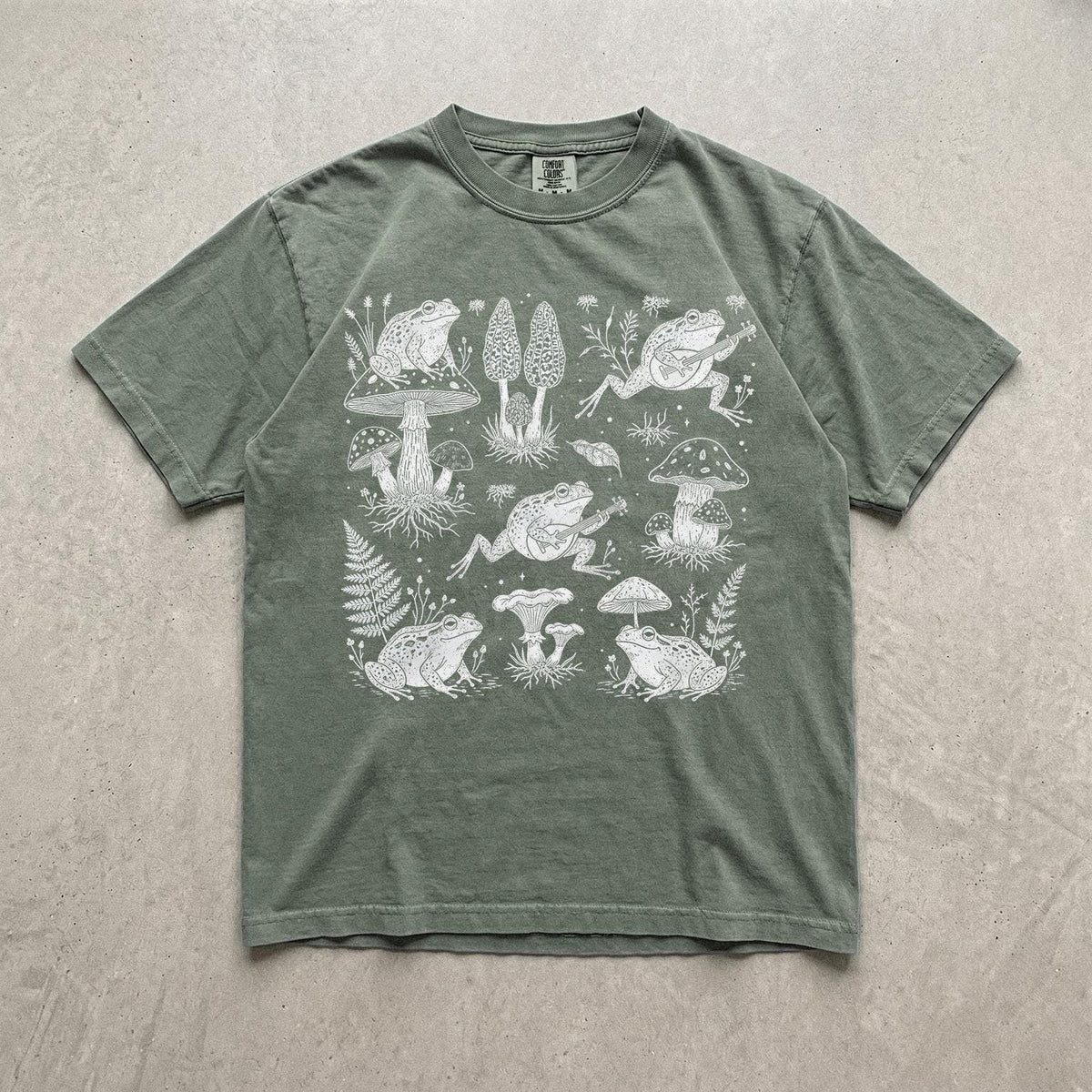 Mushroom and Frog Shirt