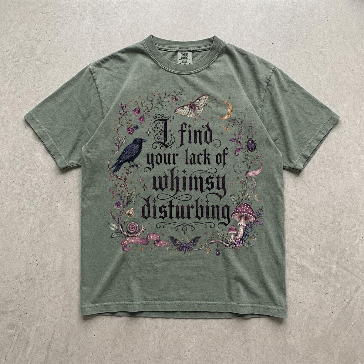 Lack of Whimsy Crow Fall Shirt