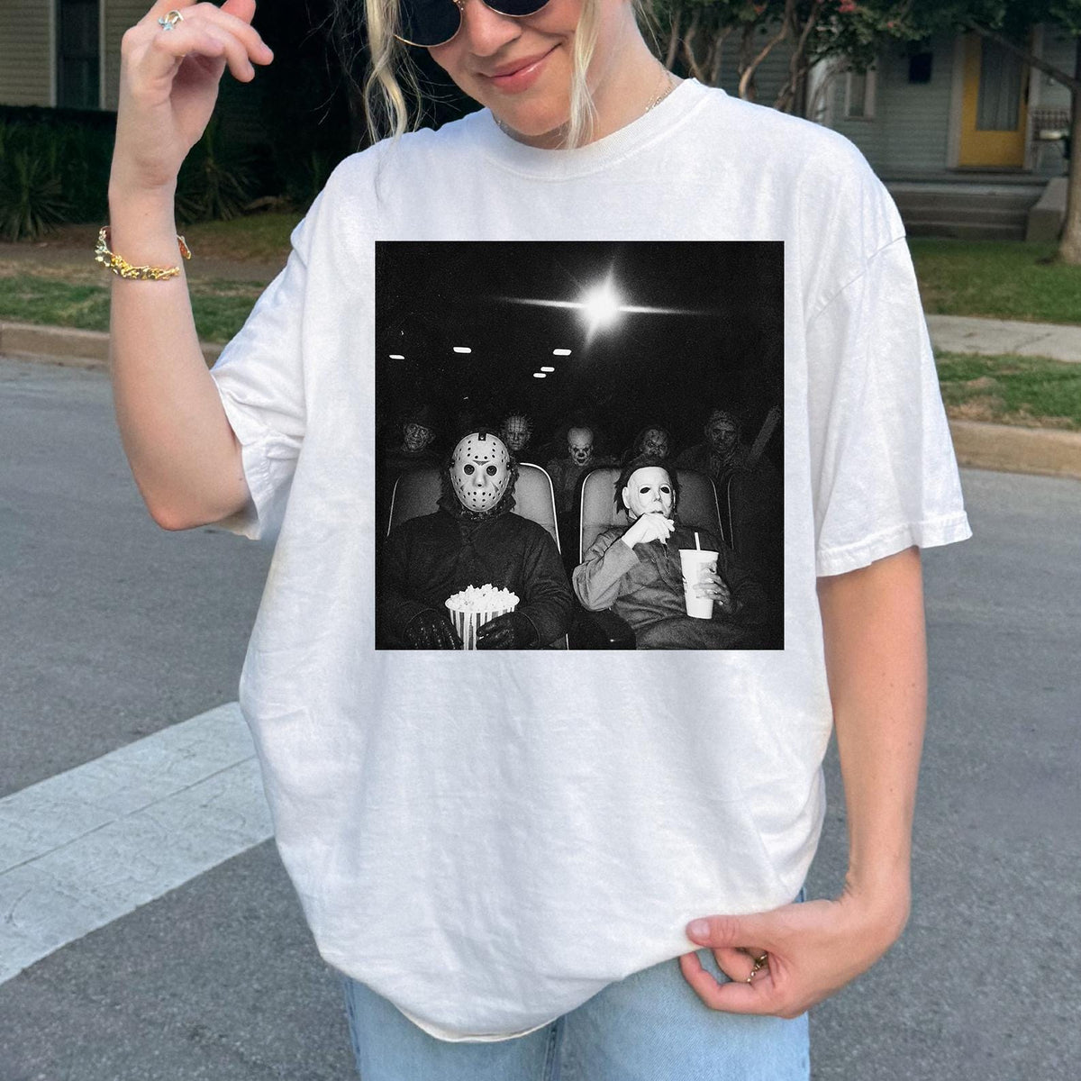 Vintage Jason And Michael Myers Cinema Shirt