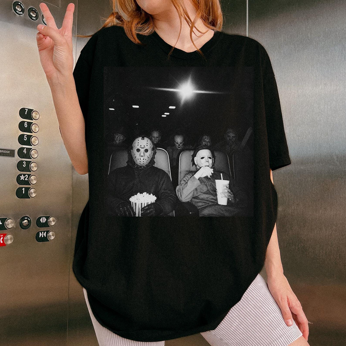 Vintage Jason And Michael Myers Cinema Shirt