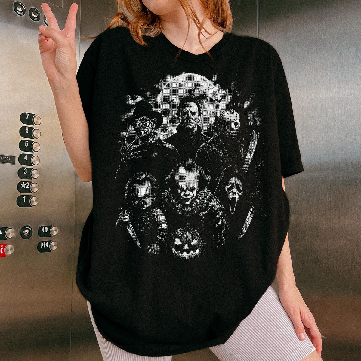 Vintage Horror Movie T-shirt