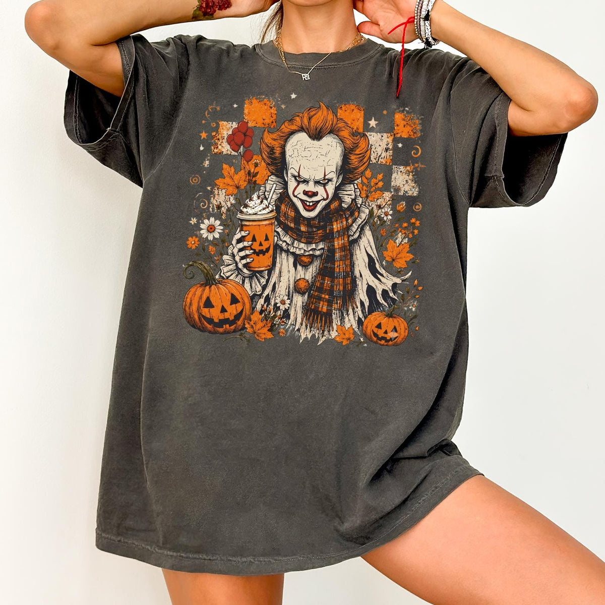 Classic Halloween Horror Characters Comfort Colors Tee