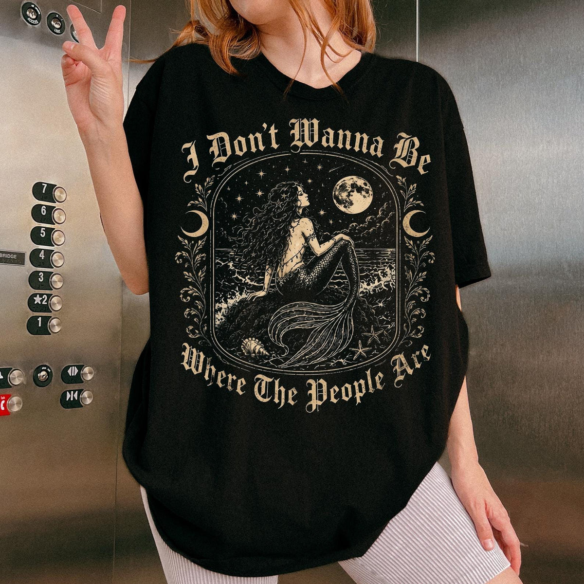 Siren I Don't Wanna Be Where The People Are Shirt