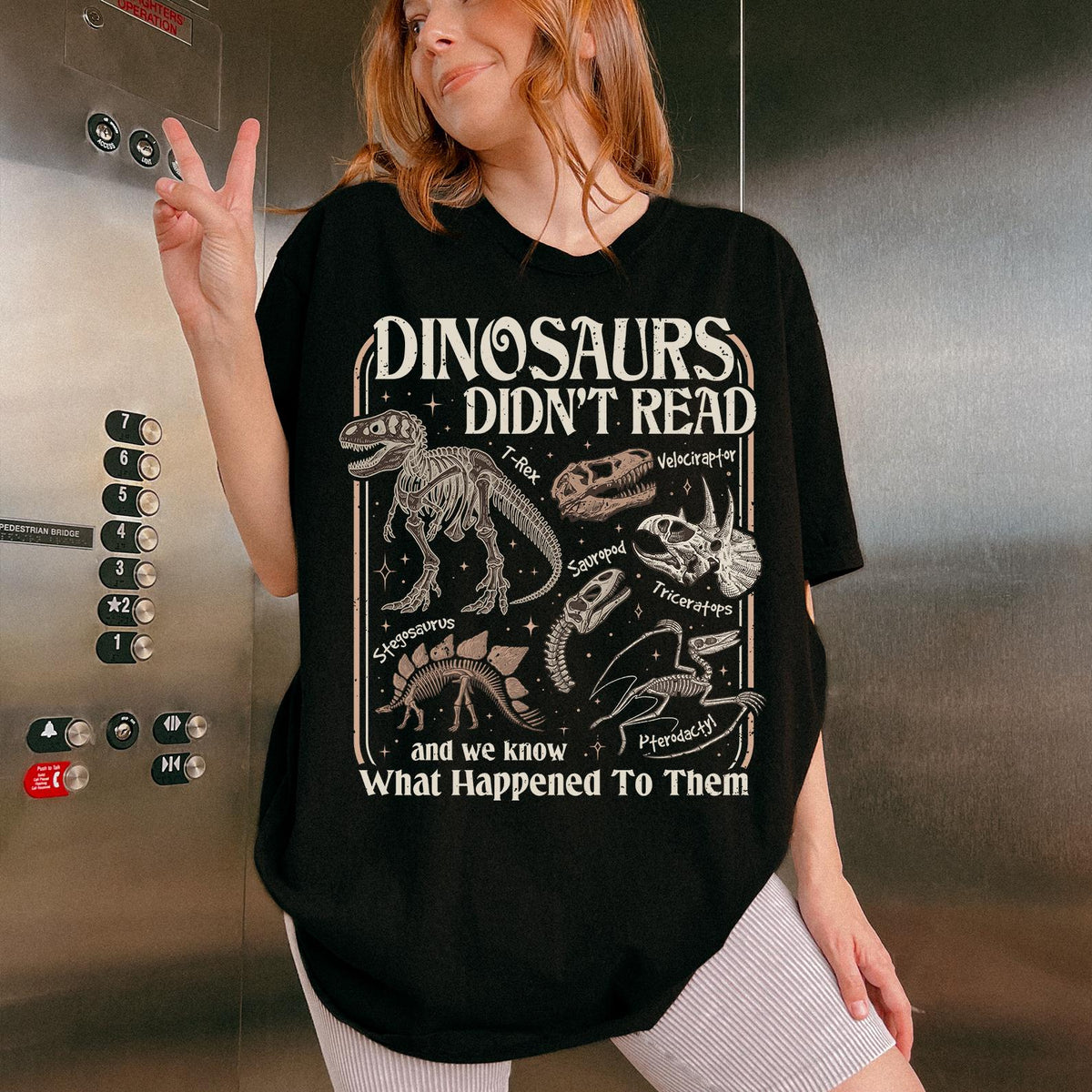 Dinosaurs Didn't Read Comfort Colors® Shirt